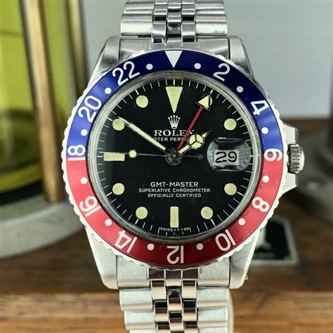 rolex gmt-master pepsi vintage 1675 replica|rolex 1675 dial variations.